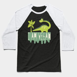 I am vegan dino Baseball T-Shirt